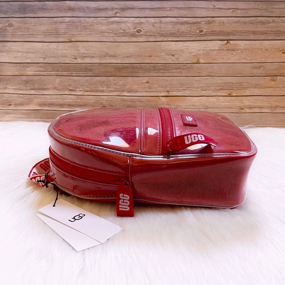 UGG Dannie II Mini Backpack Clear In Samba Red - Picture 5 of 9